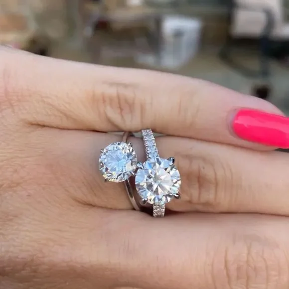 Captivating 4.5ct tw bridal wedding Ring Set